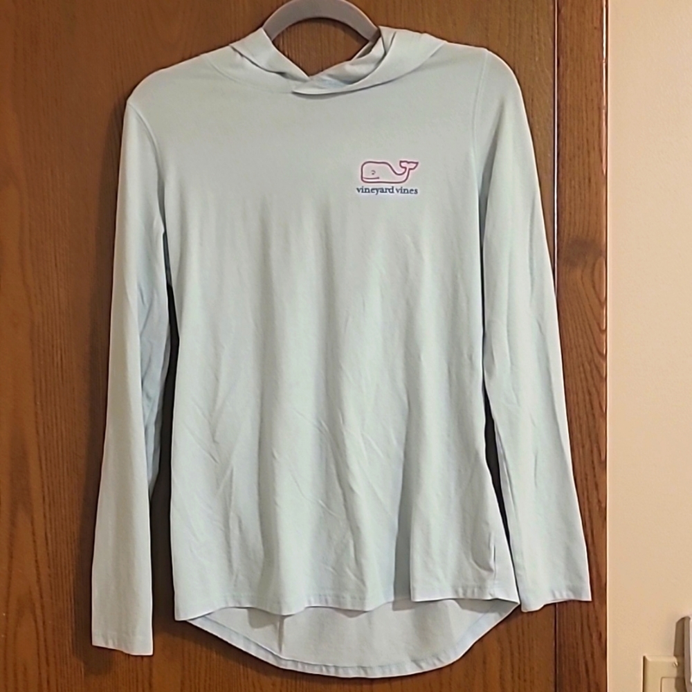 Vineyard Vines Light Blue Hoodie - Picture 1 of 6